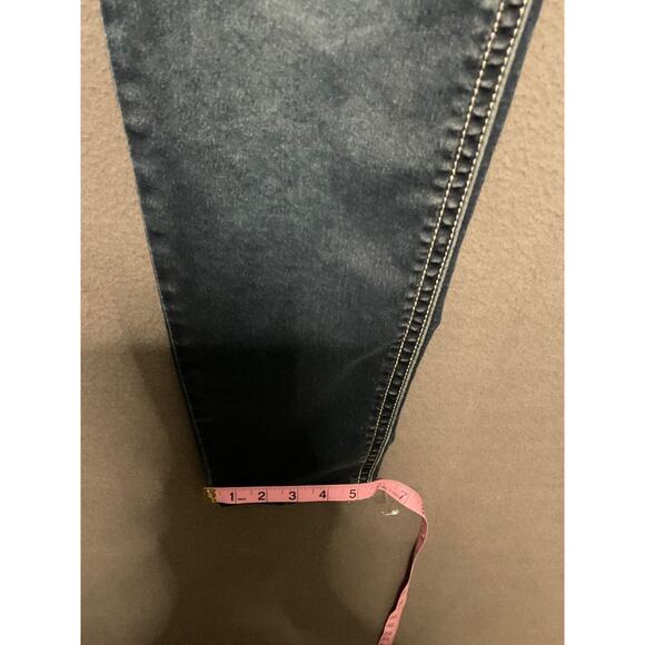 JUNIOR HYDRAULIC BAILEY SUPER SKINNY DARK BLUE JEANS 11/12 EMBELLISHED - Picture 6 of 8